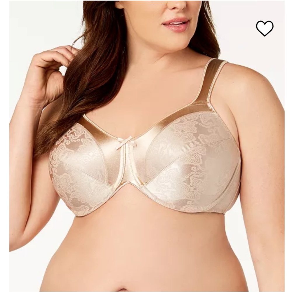 BALI
Minimizer Satin Tracings Comfort Strap Underwire Bra 3562